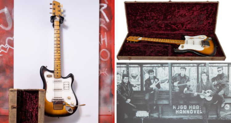 Subastarán la primera guitarra que usó George Harrison con Los Beatles.
