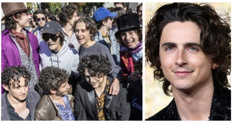 Timothée Chalamet llegó a su propio concurso de dobles: evento terminó con cuatro detenidos