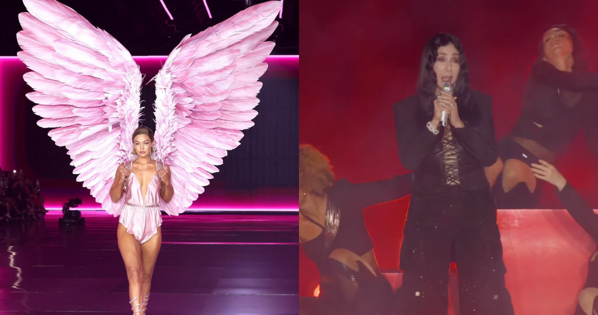 Gigi Hadid y Cher en el Victoria’s Secret Fashion Show