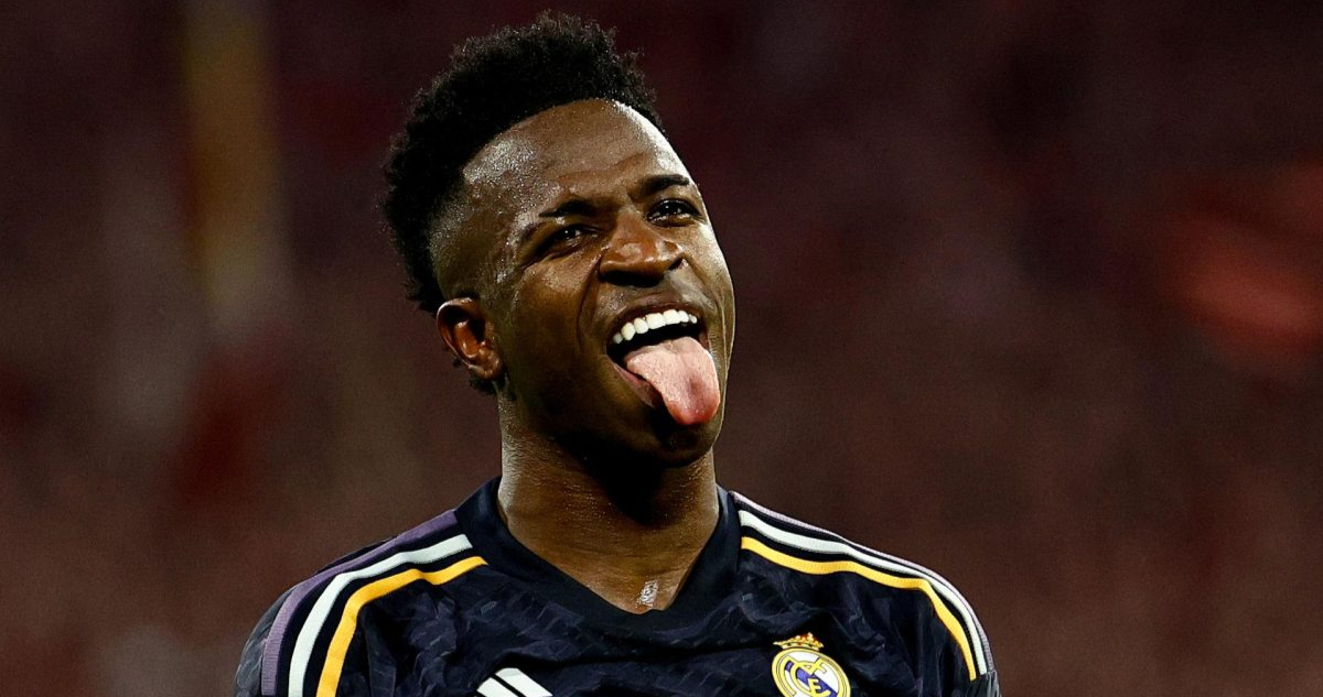 Vinícius Junior en un partido con el Real Madrid