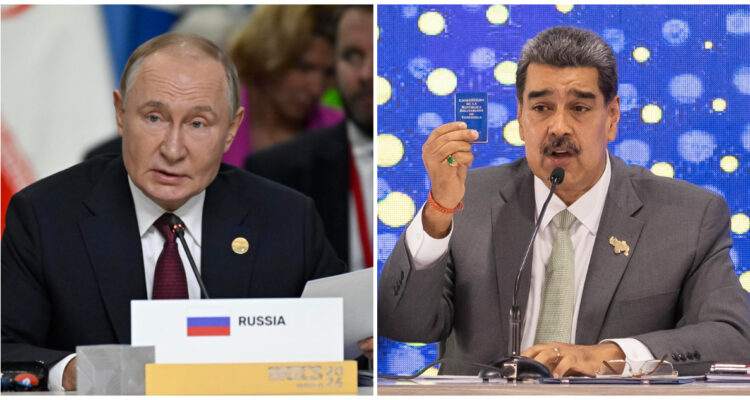 Vladimir Putin y Nicolás Maduro