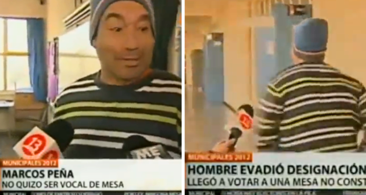 “Nos vemos, hasta luego”: el recordado viral de hombre que se negó a ser vocal de mesa y arrancó