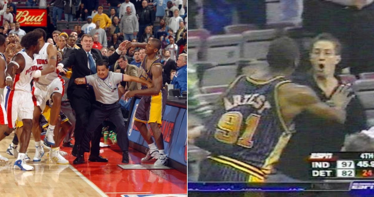 A 20 años de la peor pelea en la historia de la NBA.