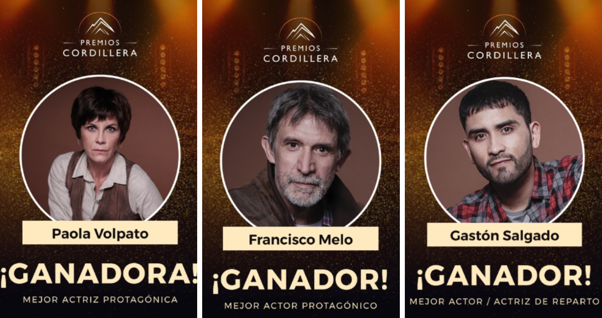 Actores ganadores en Premios Cordillera