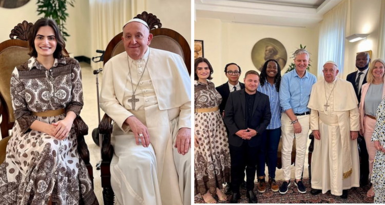Actriz transgénero de “Bebé Reno” se reunió con el papa Francisco en el Vaticano: recibió su bendición