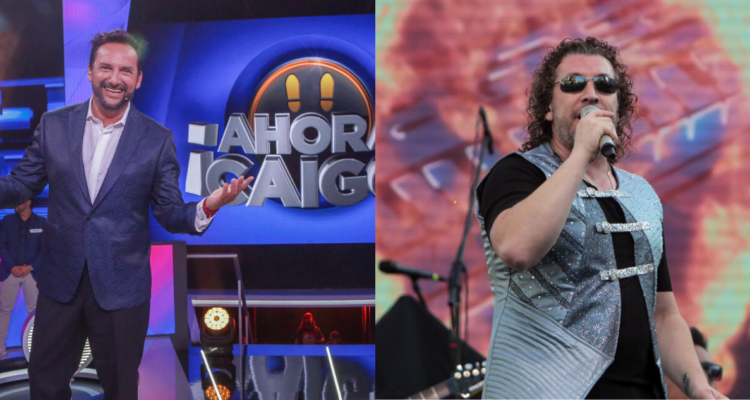 Daniel Fuenzalida en Ahora Caigo en referencia a programa de TVN y Leo Rey en concierto