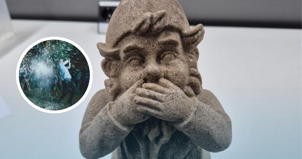 ¿Al estilo Proyecto X? Policías encuentran un gnomo de jardín hecho de éxtasis en Países Bajos