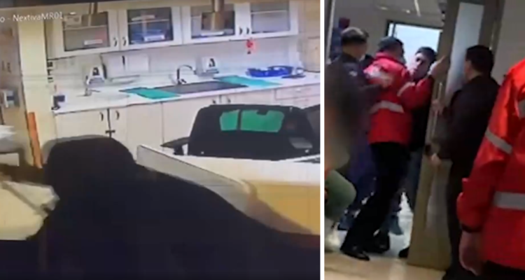 Grupo de personas provoca destrozos y agrede a funcionarios del Hospital Regional de Concepción