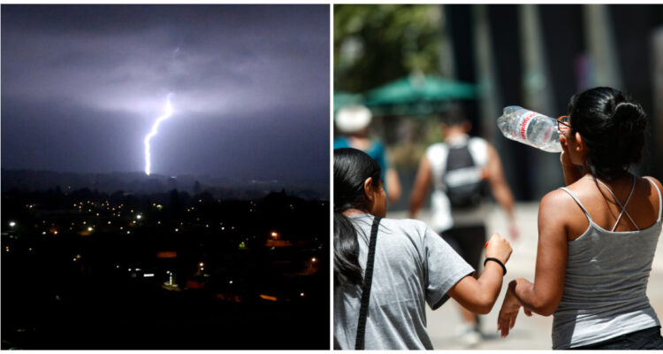 Dirección Meteorológica emite avisos de tormentas eléctricas y altas temperaturas