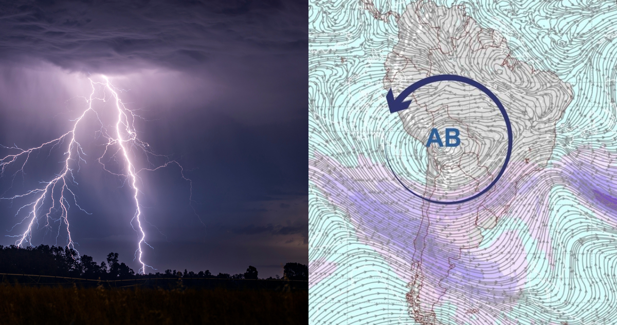 Qué es el alta de Bolivia: el fenómeno que dejaría tormentas eléctricas y lluvia en el norte de Chile