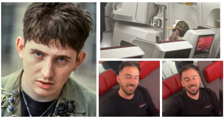 Argentino Dillom increpó cara a cara a usuario que lo “troleó” en avión: “Mirá qué guapo sos”