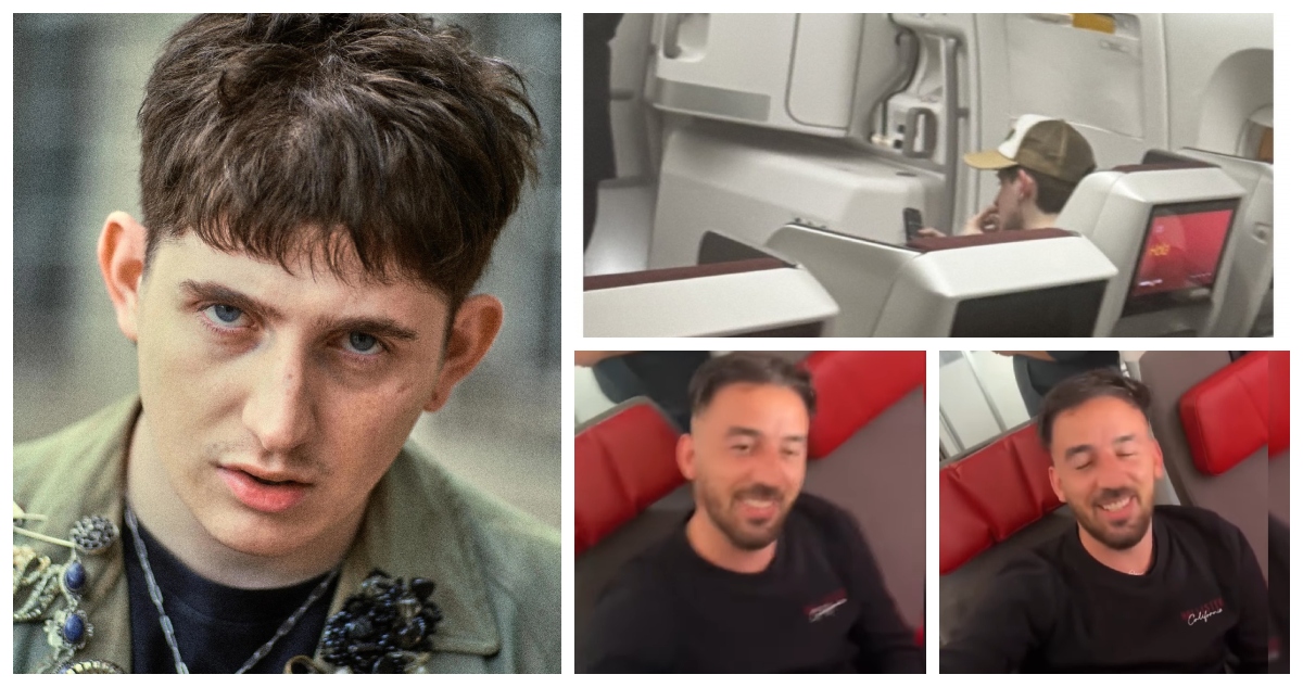 Argentino Dillom increpó cara a cara a usuario que lo “troleó” en avión: “Mirá qué guapo sos”