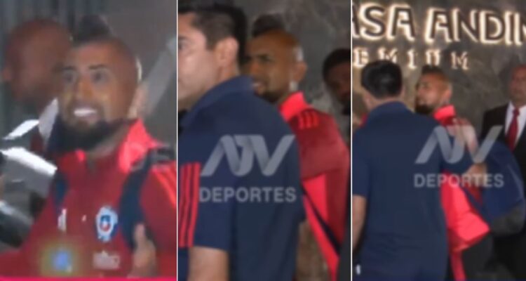 Arturo Vidal y su duelo con hincha peruano en arribo de La Roja a Lima