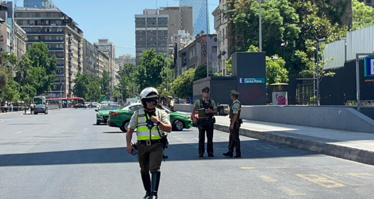 Un muerto deja balacera en pleno centro de Santiago