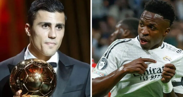 Rodri venció a Vinicius en elección del Balón de Oro 2024.