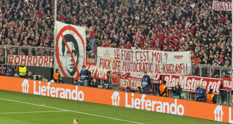 Bayern se disculpa ante PSG y su presidente Al-Khelaifi por pancartas ofensivas en duelo de Champions