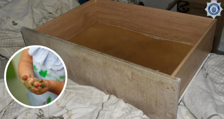 Escondió a su bebé por tres años en un cajón