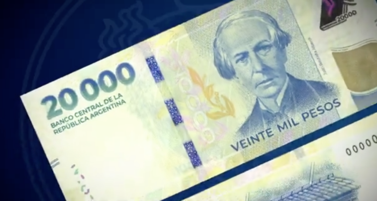 Argentina pone en circulación un nuevo billete ante inflación de 193% interanual