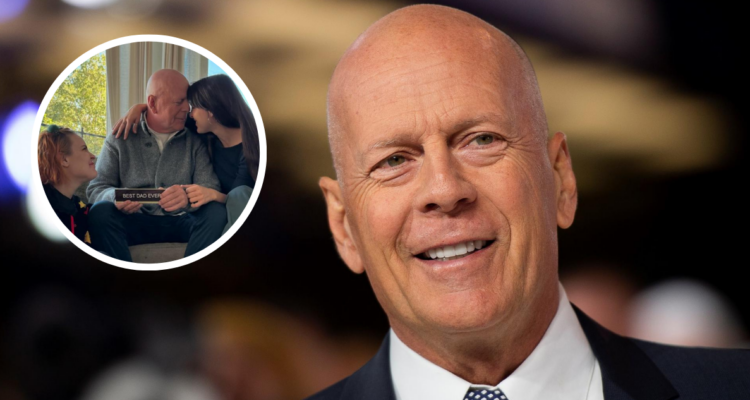Bruce Willis y fotografía junto a sus hijas Rumer y Scout