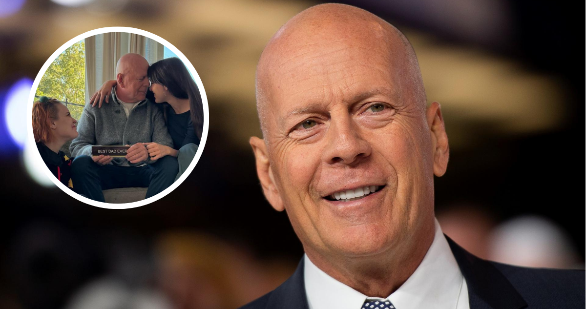 Bruce Willis y fotografía junto a sus hijas Rumer y Scout