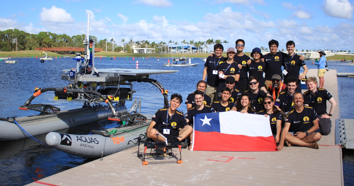 Equipo chileno ‘Caleuche’ en la “Fórmula 1” de robots marinos