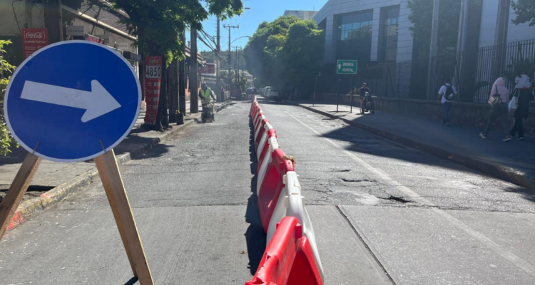 Comenzó la reparación de un tramo de calle San Martín de Concepción