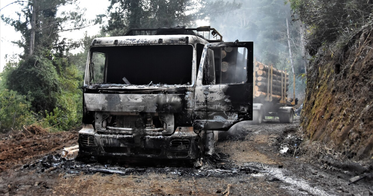 CAM se adjudica ataque incendiario en Imperial en medio de las críticas de los contratistas forestales