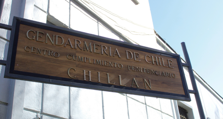 Frontis de cárcel de Chillán por detención de gendarme