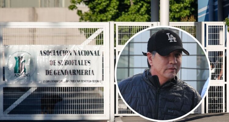 Gendarmes encienden barricadas fuera de la cárcel donde está recluido Monsalve en Rancagua