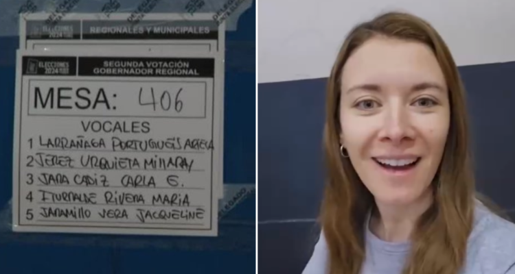 Carla Jara es vocal de mesa