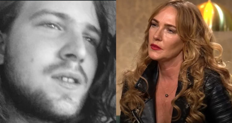 Fotografía de Sasha Von Knorring y de Catalina Pulido en referencia a muerte de su hijo a los 28 años