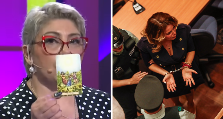 Vanessa Daroch en Hay que decirlo y fotografía de Cathy Barriga esposada