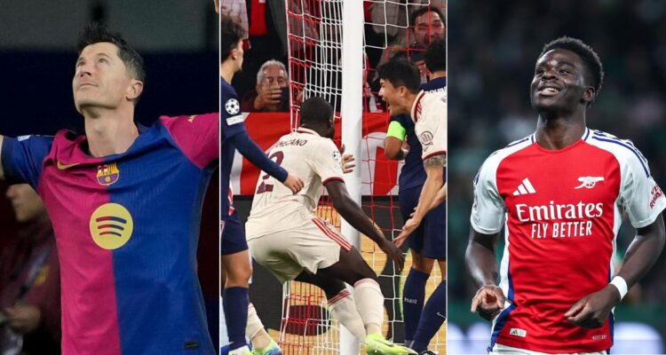 Champions League: Arsenal, Barcelona y Bayern registran triunfazos, mientras el City vuelve a tropezar