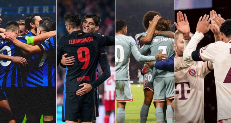 Champions: Barcelona goleó, Inter amargó al Arsenal y Atlético hizo sufrir a PSG con gol sobre la hora