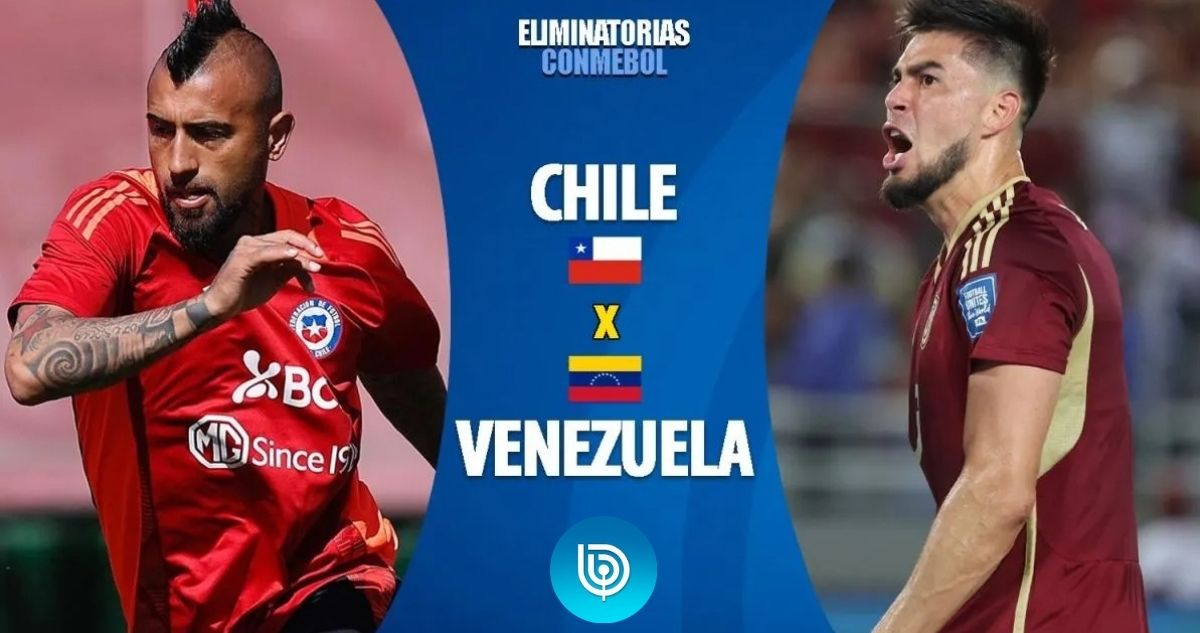 Cuándo, a qué hora y dónde ver en vivo y por televisión el partido de Chile vs Venezuela por eliminatorias sudamericanas clasificatorias.