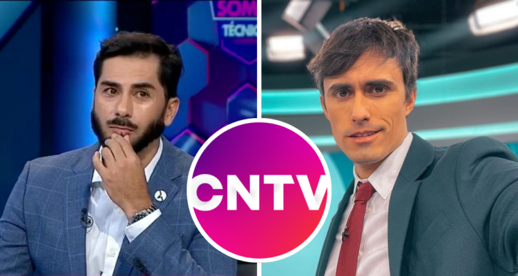 Jhonny Herrera y Roberto Cox en referencia a denuncias al CNTV