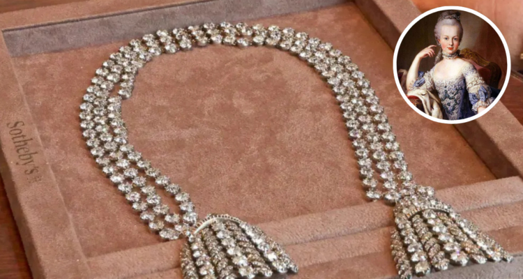 Subastan en $4.8 millones de dólares collar vinculado a María Antonieta, la última reina de Francia