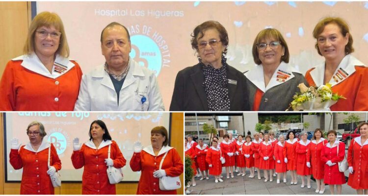 Las Damas de Rojo de Hospital Higueras celebraron sus 50 años apoyando a los enfermos que lo necesitan