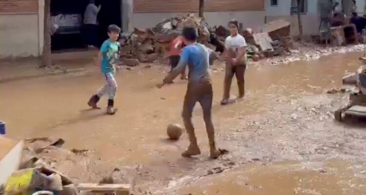 DANA tragedia niños fútbol