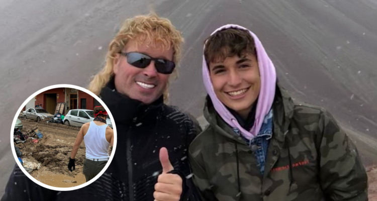 Daniel Farkas junto a su padre Leonardo Farkas