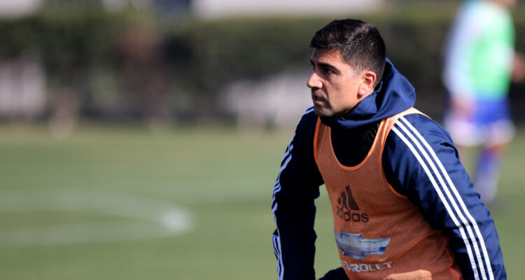 David Pizarro entrenando con Universidad de Chile, archivo