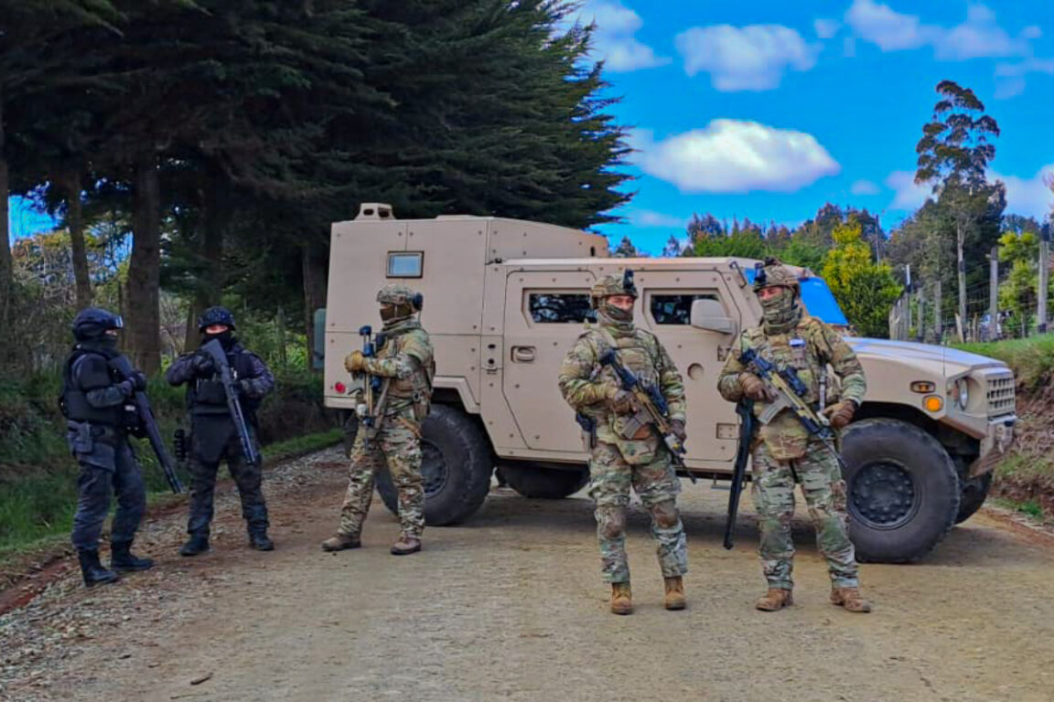 Defensa y ejercito en la macrozona sur