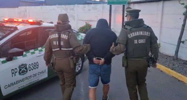 Detienen a sujeto sorprendido con 2 kilos de cocaína en Puente Alto