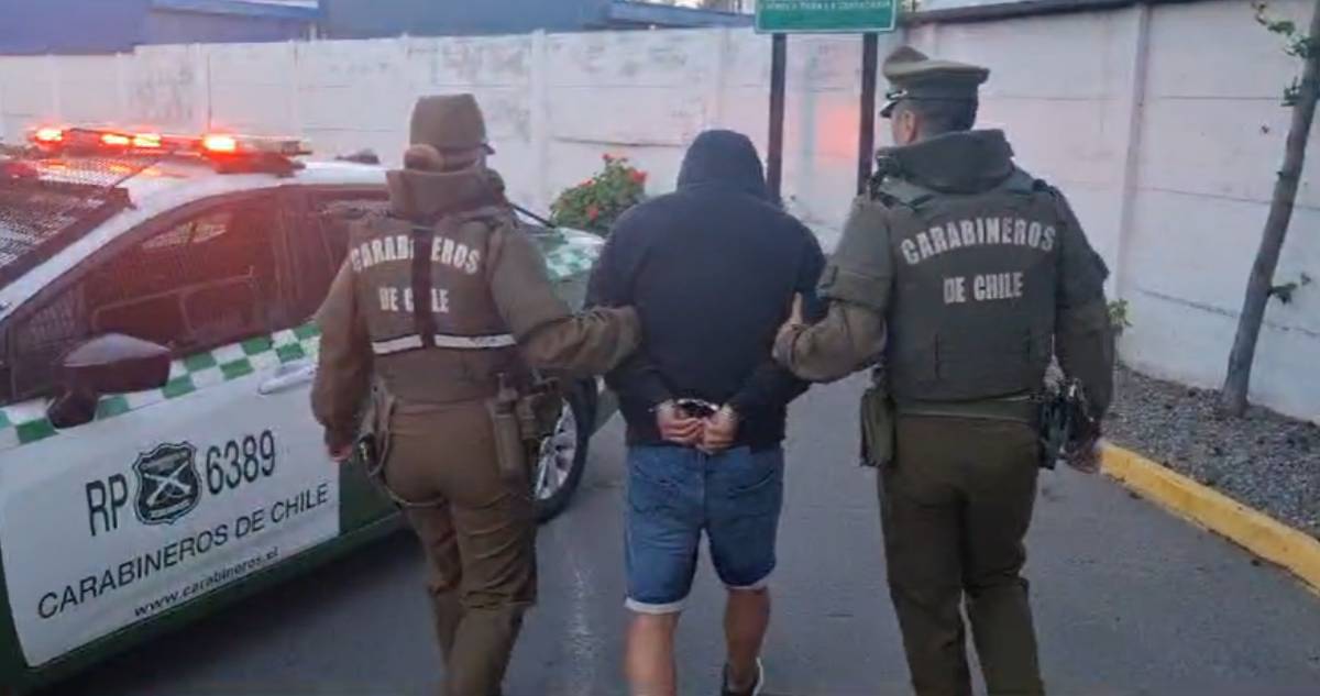 Detienen a sujeto sorprendido con 2 kilos de cocaína en Puente Alto
