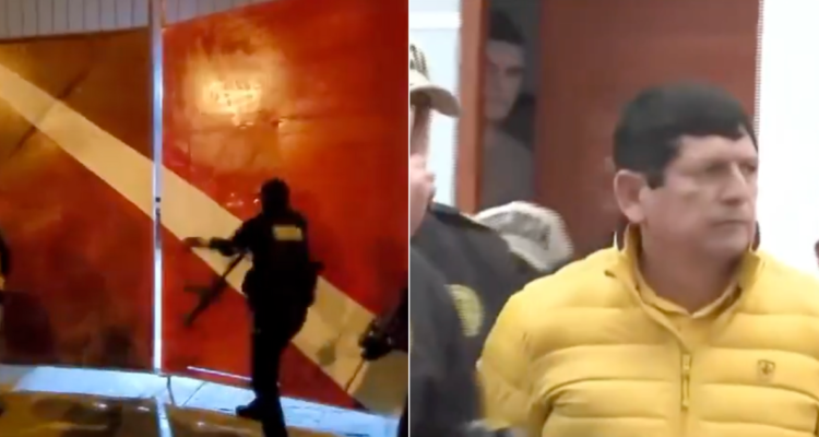 Allanamiento y entrada por la fuerza: revelan video de detención de presidente del fútbol peruano.