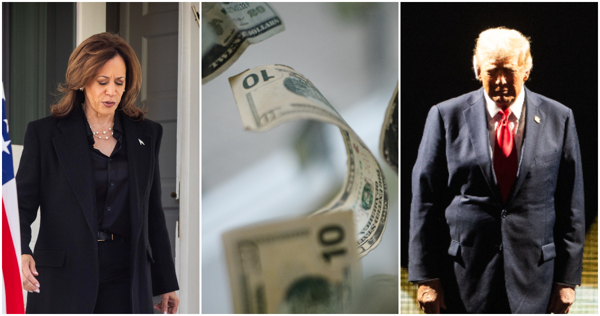 Dólar abre a la baja y altamente volátil con los mercados centrados en duelo presidencial Trump-Harris