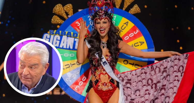 Don Francisco se refiere al traje de “Sábado Gigante” de Emilia Dides en el Miss Universo.