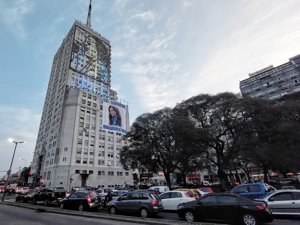 Edificio Evita Perón en Buenos Aires.