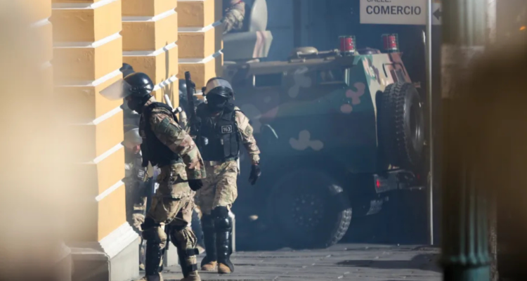 Imagen de referencia por fallido golpe de Estado denunciado en Bolivia