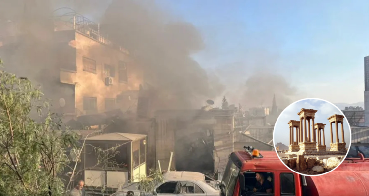 Reportan 36 muertos tras ataque de Israel contra histórica ciudad de Palmira, en el centro de Siria